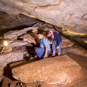 All ages are invited to explore Alabaster Caverns State Park natural wonders. Photo by Lori Duckworth.