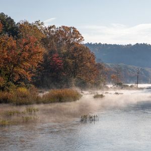 Beavers Bend State Park is one of Oklahoma's top destinations for stunning fall foliage. Photo by Lori Duckworth/Oklahoma Tourism.