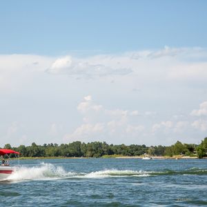 With over 4,000 surface acres for swimming, fishing, boating and water sports, Fort Cobb State Park is a summertime destination. Photo by Lori Duckworth/Oklahoma Tourism.