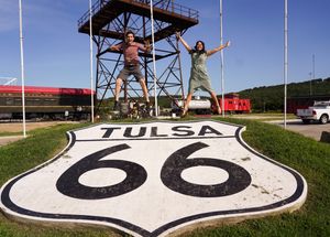 In this episode, the RoadTrip OK Team stops by two of Tulsa's Mother Road staples - Buck Atom's Cosmic Curios on 66 and the Route 66 Historical Village after filling up with a satisfying diner meal at Tally's.