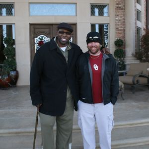 Wayman Tisdale with Toby Keith in 2008