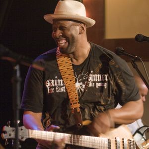 Wayman Tisdale performing with his band in 2008