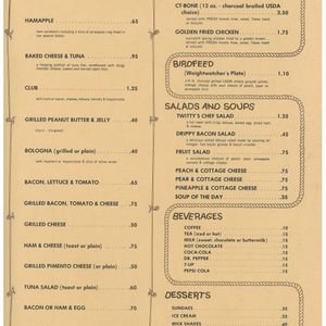 Specialty sandwiches were served at Twitty Burger in addition to the famous hamburger.