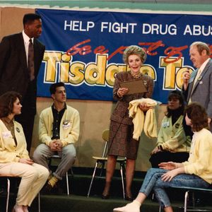 In promotion of her "Just Say No" campaign, Nancy Reagan visited Thomas Carr Howe High School in Indianapolis, IN to support Wayman Tisdale's anti-drug program "Tisdale's Team" in 1988. 