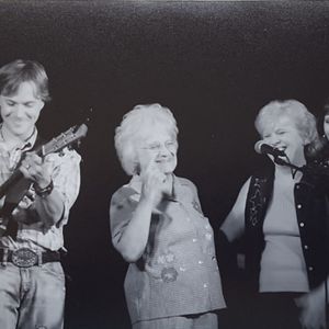 Bryan White performing with his Grandmother Shelley, Aunt Shella Rose and Mother Anita at a 4th of July celebration/Grandmother's birthday party in Lone Wolf, Oklahoma in 2008.