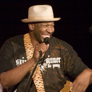 Wayman Tisdale performing with his band in 2008