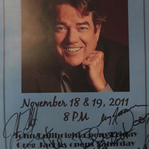 Jimmy Webb poster on the wall at The Blue Door