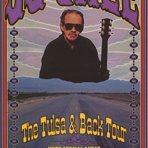 Poster advertising the JJ Cale "The Tulsa & Back Tour" in June 2004.