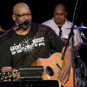 Wayman Tisdale performing with his band in 2008