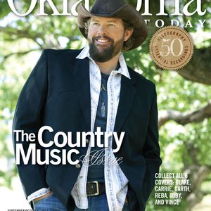 Toby Keith appeared on the Sept/Oct 2011 cover of Oklahoma Today.