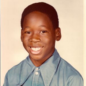 Wayman Tisdale in his 3rd grade portrait from Emerson Elementary School in Tulsa, Oklahoma