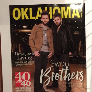 The Swon Brothers on the cover of Oklahoma magazine