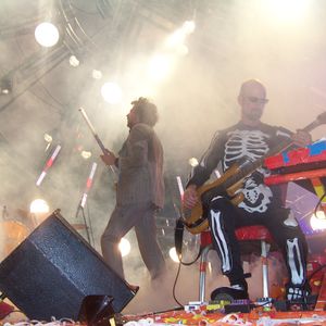 The Flaming Lips perform at the Zoo Amphitheater in Oklahoma City on September 15, 2006.