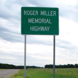 Roger Miller Memorial Highway runs through Erick, where the star once lived.