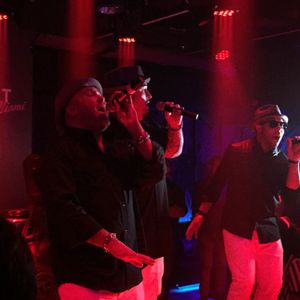 Color Me Badd at a private event at The Basement in Miami, Florida in 2015