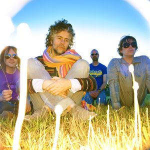 The Flaming Lips pose for a promotional photo.