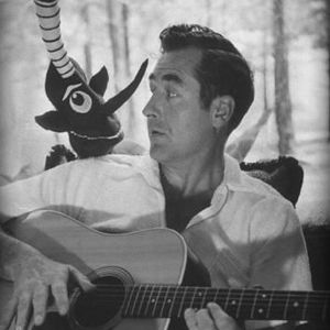 Sheb Wooley and the famed "Purple People Eater"