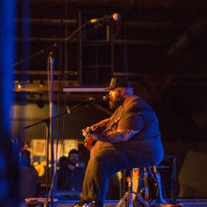 John Moreland performs at the Diamond Ballroom in Oklahoma City in 2018