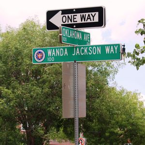 An Oklahoma City street was renamed Wanda Jackson Way in honor of the singer.
