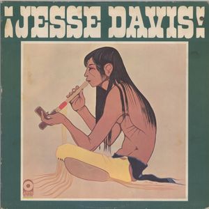 This album cover art for Jesse Ed Davis embraces his Native American heritage.