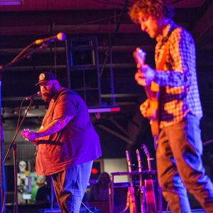 John Moreland performs at the Diamond Ballroom in Oklahoma City in 2018
