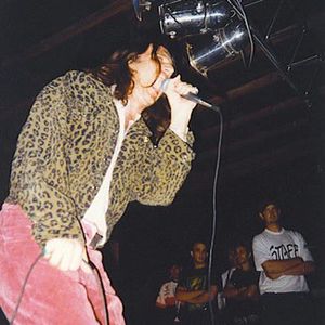 Tyson Meade performing at a 1994 Chainsaw Kittens show in Stillwater, Oklahoma