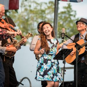 Byron Berline performs with The Blueside of Lonesome at the 2015 Oklahoma International Bluegrass Festival in Guthrie