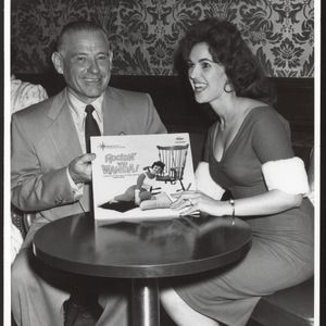 Wanda Jackson poses with her "Rockin' with Wanda" album.