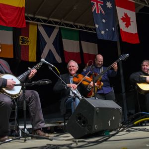 Byron Berline plays with the Kruger Brothers at the 2013 Oklahoma International Bluegrass Festival in Guthrie
