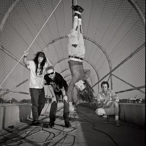 The Nixons in a 1995 promotional photo