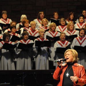 Sandi Patty performs at the 2011 Oklahoma Inaugural at Crossings Community Church.