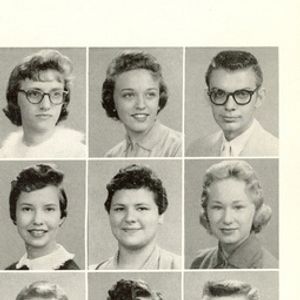 Leon Russell, who was known as Russell Bridges at the time, is pictured as a high school senior on the far right in the top row of his yearbook. 


