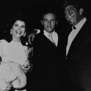 Jody Miller with friends and fellow Oklahomans Roger Miller and Dale Robertson at the 1968 Academy of Country Music Awards. Jody was twice nominated by the Academy of Country Music as Top Female Artist in 1965 and 1968.