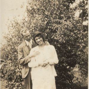 Albert Brumley and his wife Goldie in the early 1930's