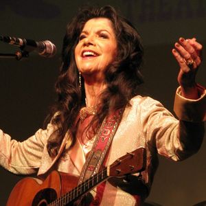 Jody Miller performs in 2013 at the Lan-Tex Opry in Texas, where she was honored by the Heart of Texas Country Music Association for her fifty years in music.