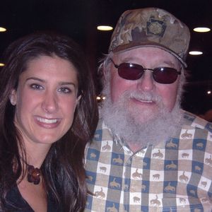 Kellie Coffey pictured with Charlie Daniels at a 2005 Charlie Daniels benefit concert in Lebanon, Tennessee