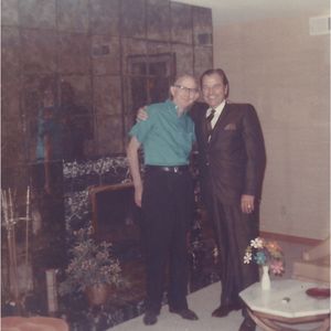 Albert Brumley with Otis Echols in the 1960's