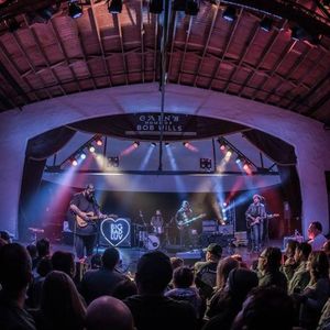 John Moreland and his band at Cain's Ballroom in Tulsa. 