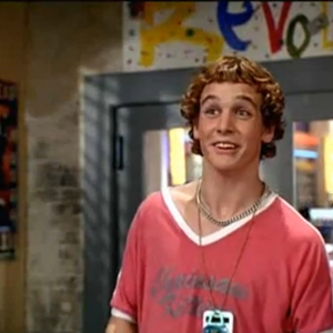 Ethan Embry wearing a Chainsaw Kittens t-shirt in the 1995 film "Empire Records."
