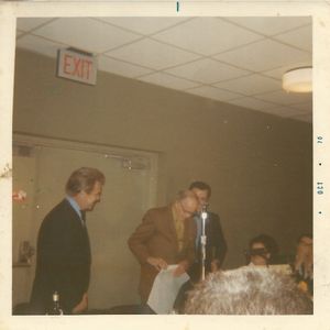 Albert at a meeting for the Nashville Songwriter's Association in 1970