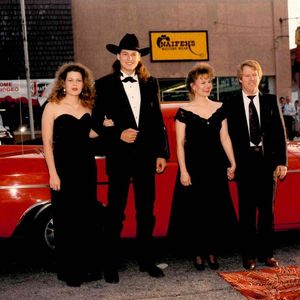 A young Blake Shelton arrives at the Grand Awards Show at Ada's McSwain Theatre on October 16, 1993.