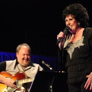 The Queen of Rockabilly, Wanda Jackson, performing with Terry Scarberry and the Oklahoma Opry band in 2013.