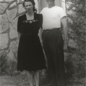 Albert Brumley and his wife Goldie in the late 1930's / early 1940's