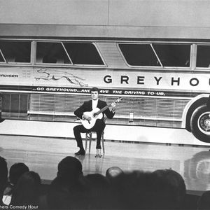 The Smothers Brothers Comedy Hour performance at the CBS Television studio in Los Angeles in 1968. The theme music for this show was composed by Mason Williams.