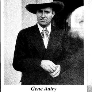 Gene Autry wrote many famous songs still popular today like "Back in the Saddle Again" and "Here Comes Santa Claus."