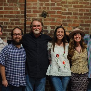 Left to right: John Fullbright, Joe Mack, Greg Jacobs, Monica Taylor, Susan Herndon and Tom Skinner at the Oklahoma Music Hall of Fame in 2010.