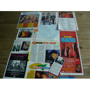 Color Me Badd print collateral and memorabilia