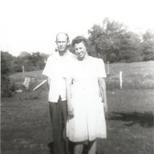 Albert Brumley and his wife Goldie in the mid-1940's