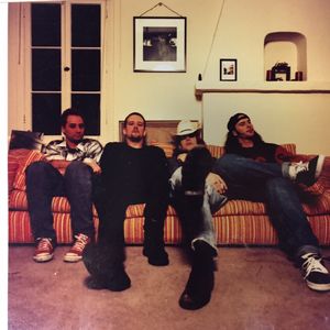 The Nixons pose for a photo in Los Angeles circa 1995