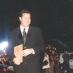 Vince Gill at his induction ceremony into the Oklahoma Music Hall of Fame in 1999.